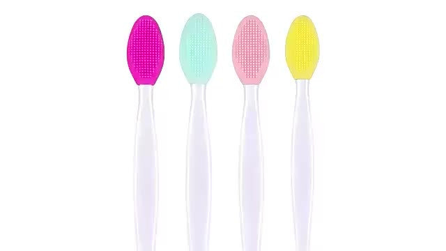 Silicone Brush – Set of 4 Colors | Gentle &amp; Hygienic Cleaning