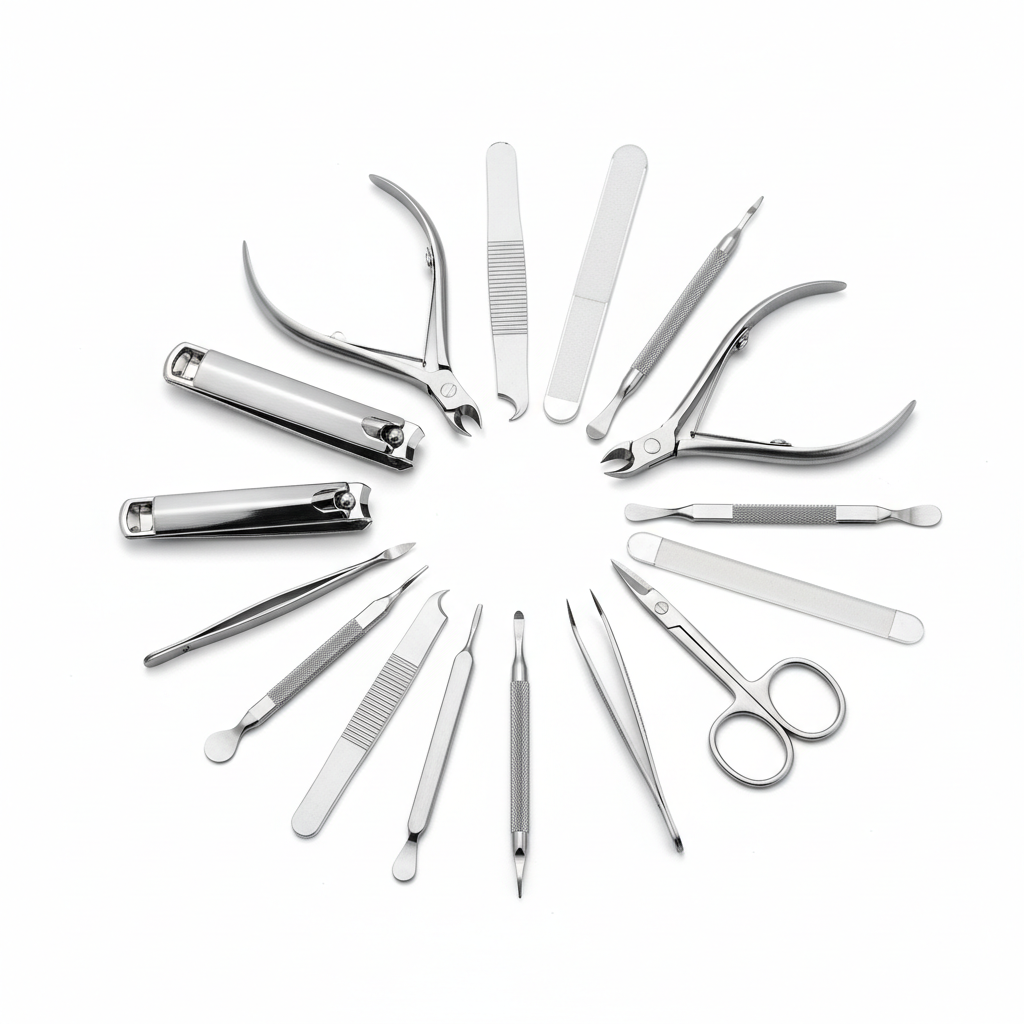 outils manucure coupe ongle lime ect