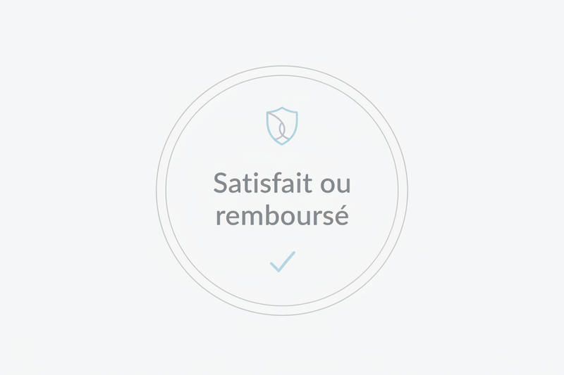 Satisfaisant ou remboursé discret 